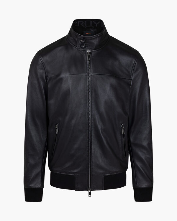 Dante Leather Harrington Jacket