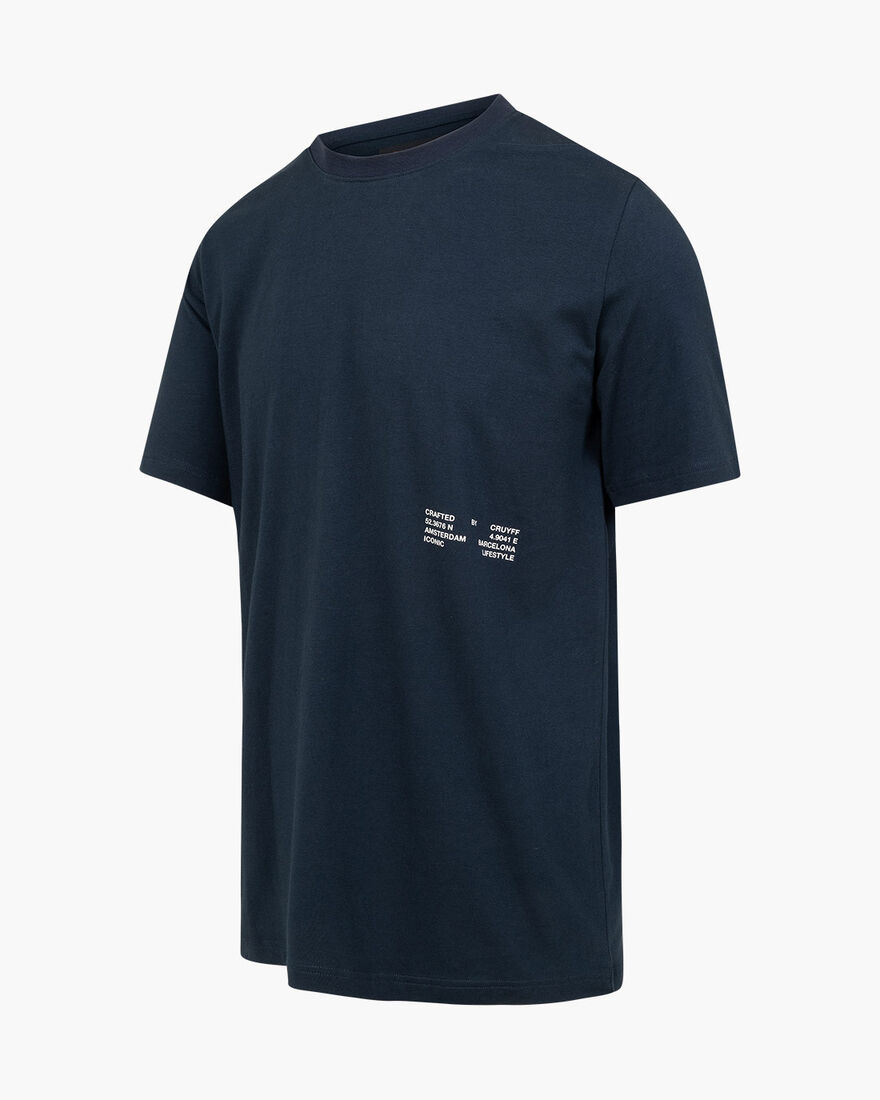 Mica Tee - 95% Cotton 5% Elastane, Blue Nights, hi-res
