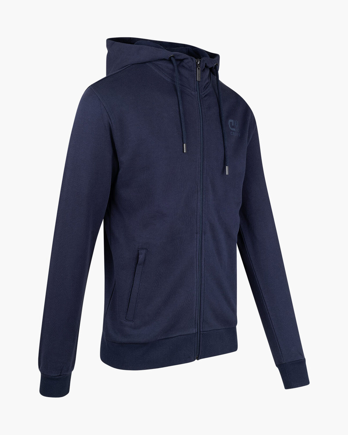 Hernandez Zip Thru Hood, Navy, hi-res