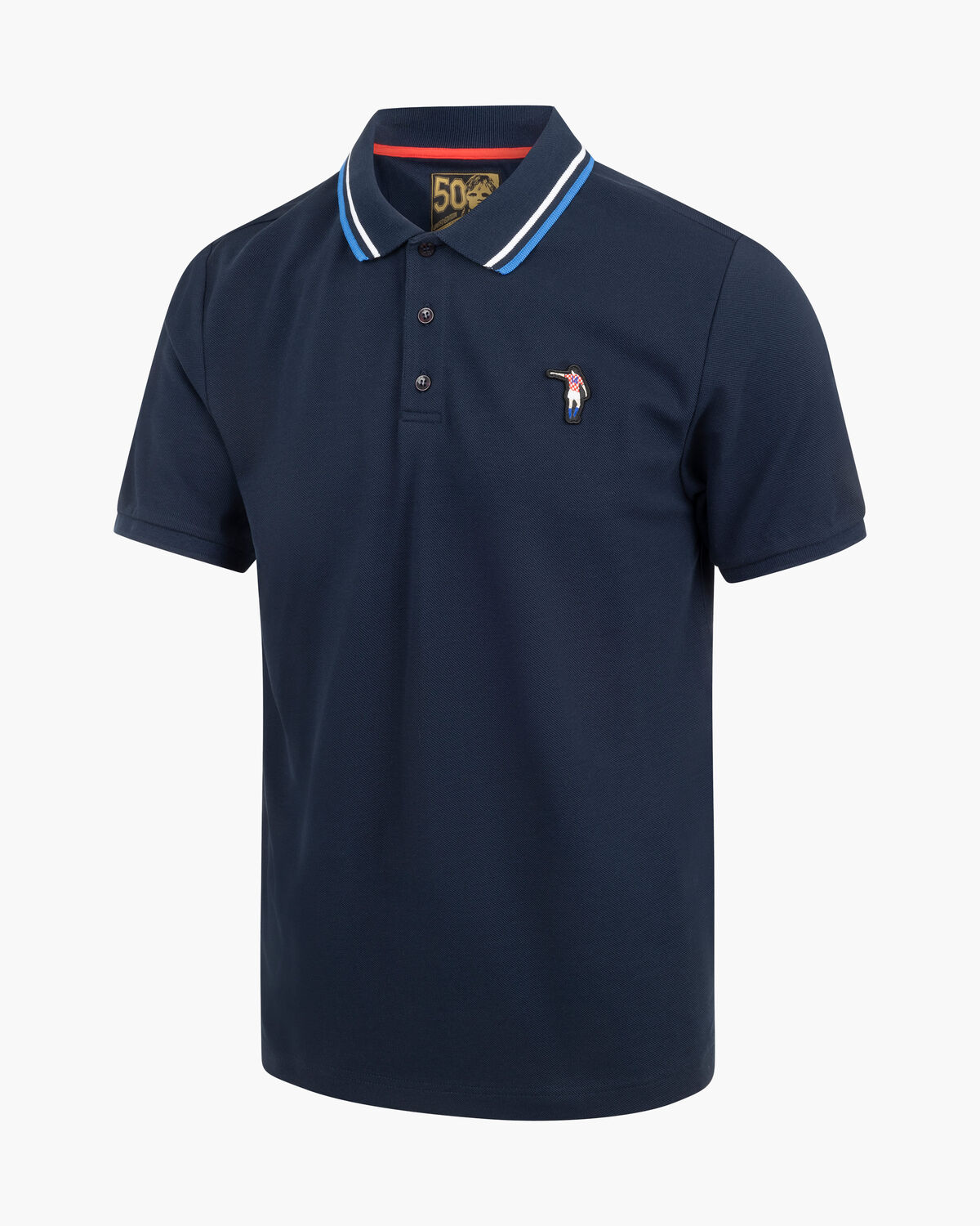 Dos Rayas Polo, Navy/Red, hi-res