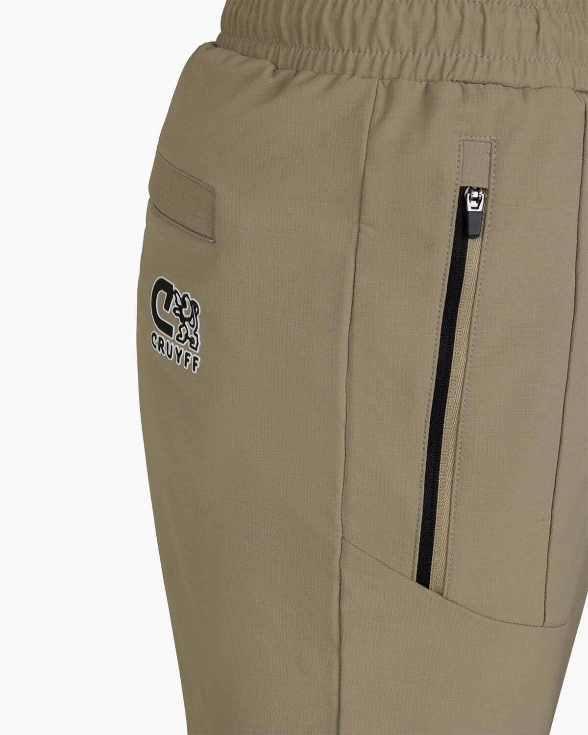 Ripstop Fleece Trackpants, Crème, hi-res