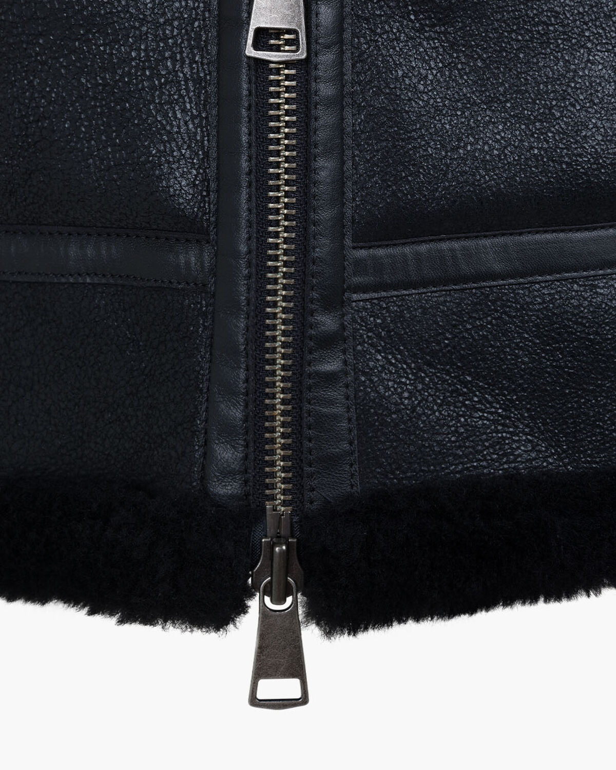 Juan Shearling, Black/Black, hi-res