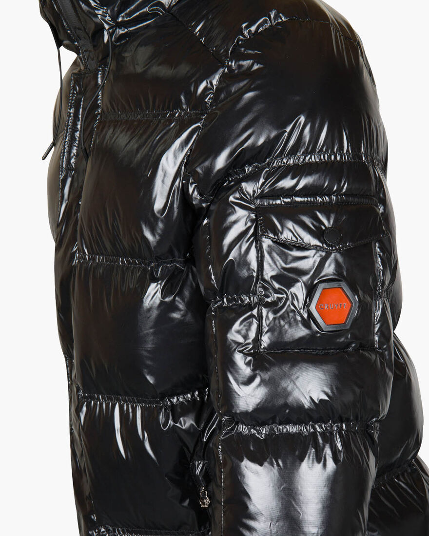 Trentini Puffer Jacket - Black - 100% Polyester, Black, hi-res