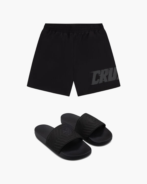 Hydro Swimshorts & Hex Slide