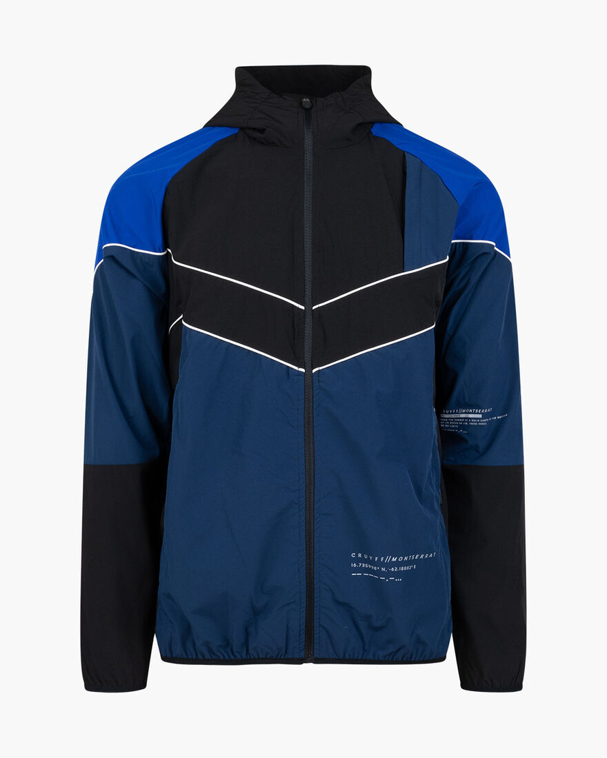 Monsterrat Salvador Tracktop - 95%Nylon 5%Elastane, Blue/Black, hi-res