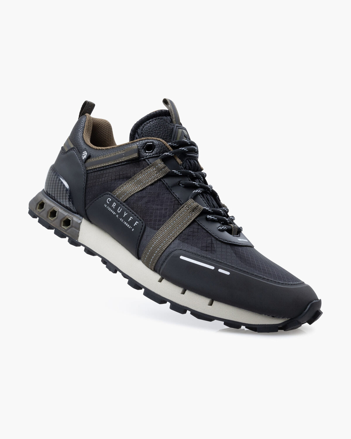 Inter Lace // Montserrat, Black/Green, hi-res