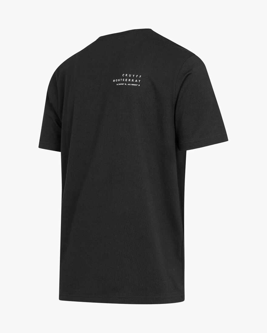 Montserrat Peak Tee - 95 %Cotton 5%Elastane, Black, hi-res