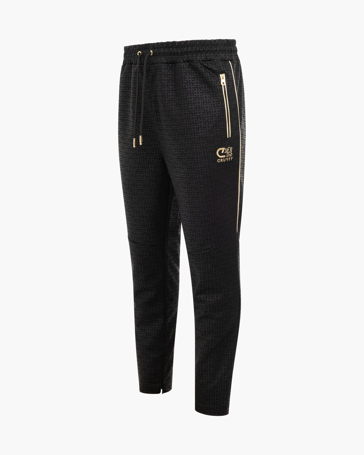 Refero Track Pants, Black/Gold, hi-res