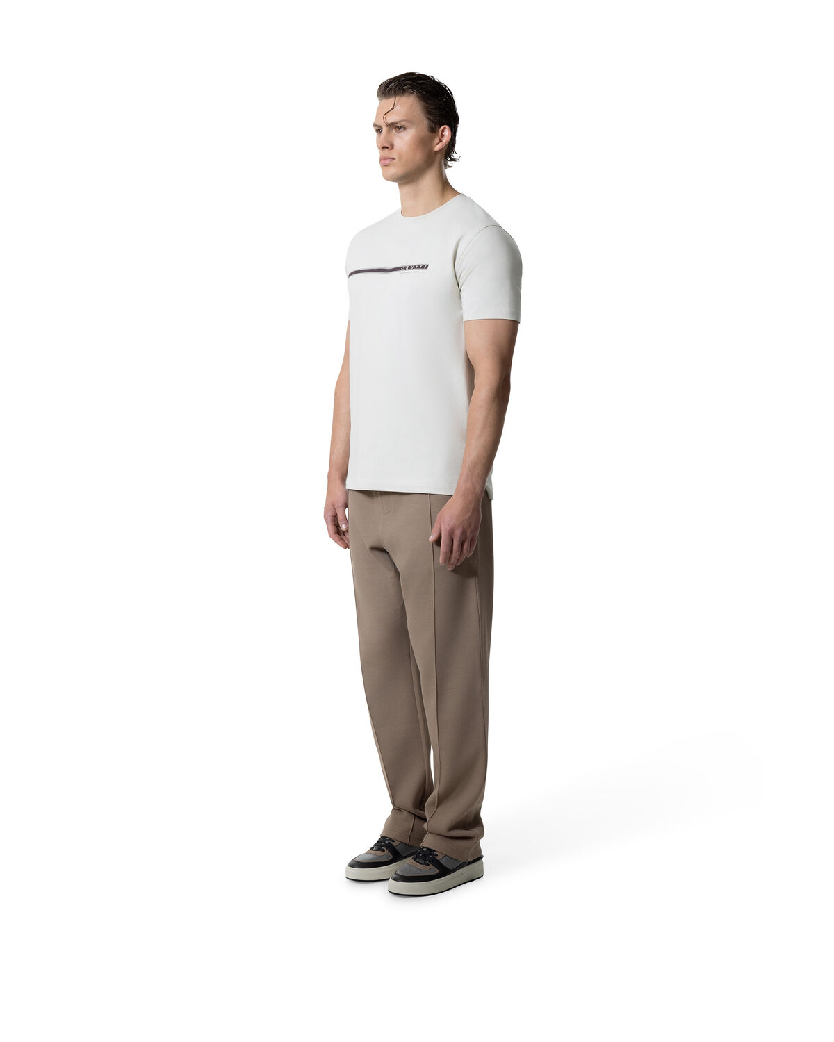 Linear Graphic Tee, Light Grey, hi-res
