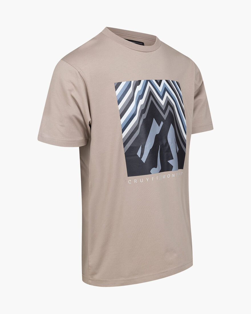 Montserrat Peak Tee - 95 %Cotton 5%Elastane, Sand, hi-res