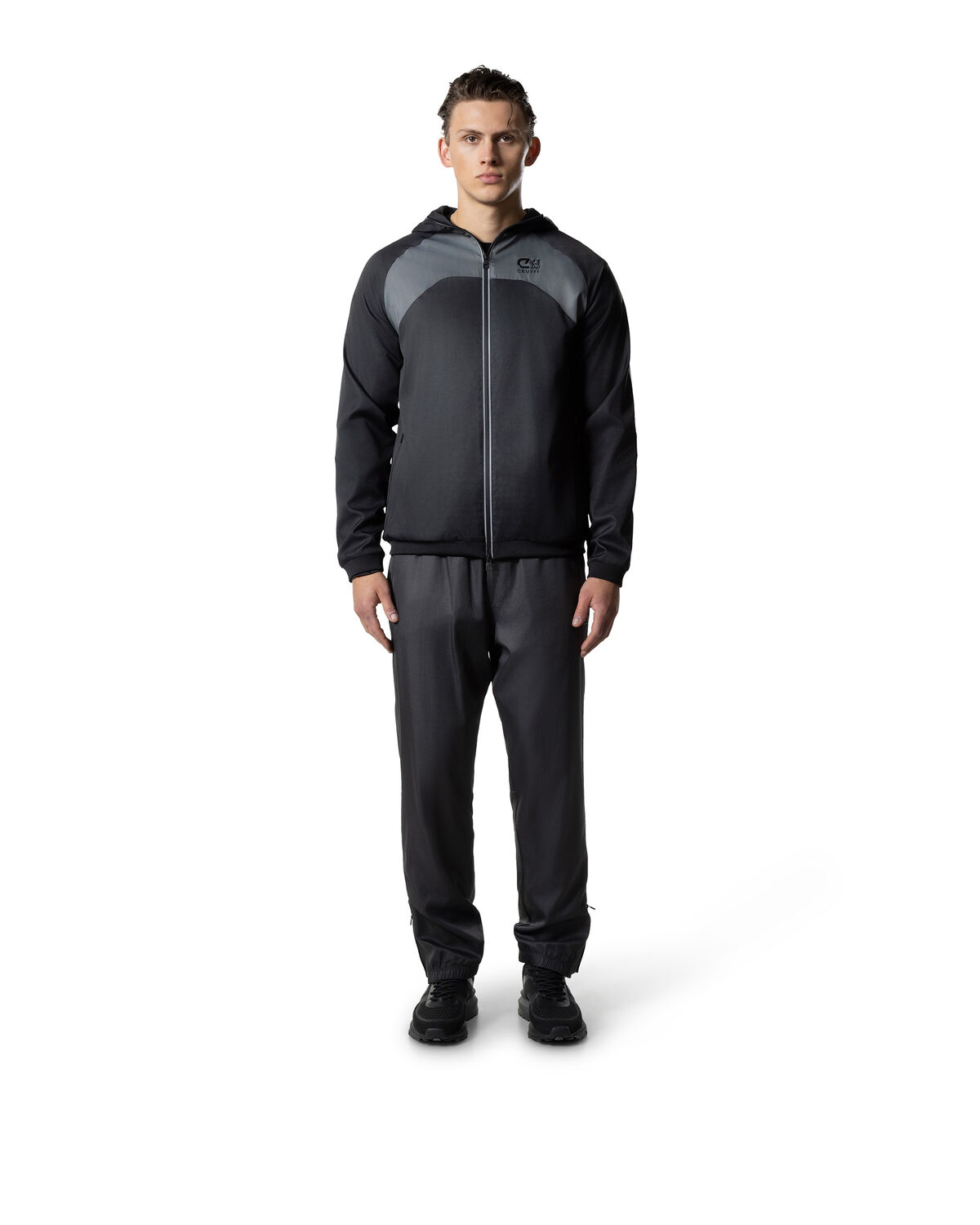 Cambio Woven Tracktop, Black, hi-res