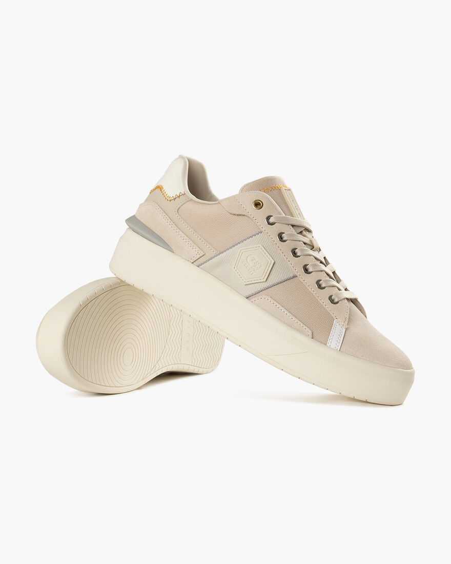 Charco - Nylon Canvas/Suede, Crème, hi-res