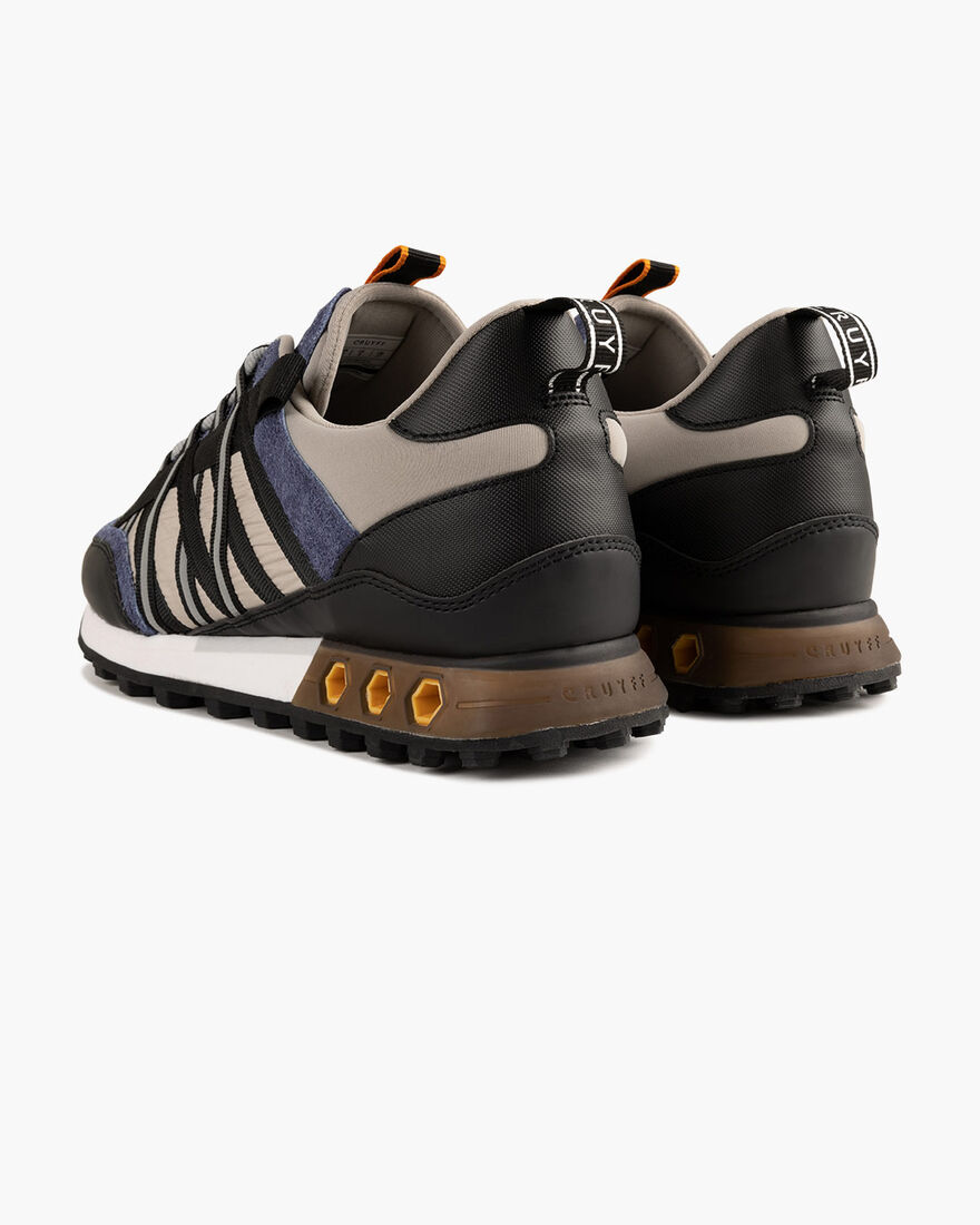 Fearia Hex - Crepe Nylon/Hairy Suede, Grey/Blue, hi-res