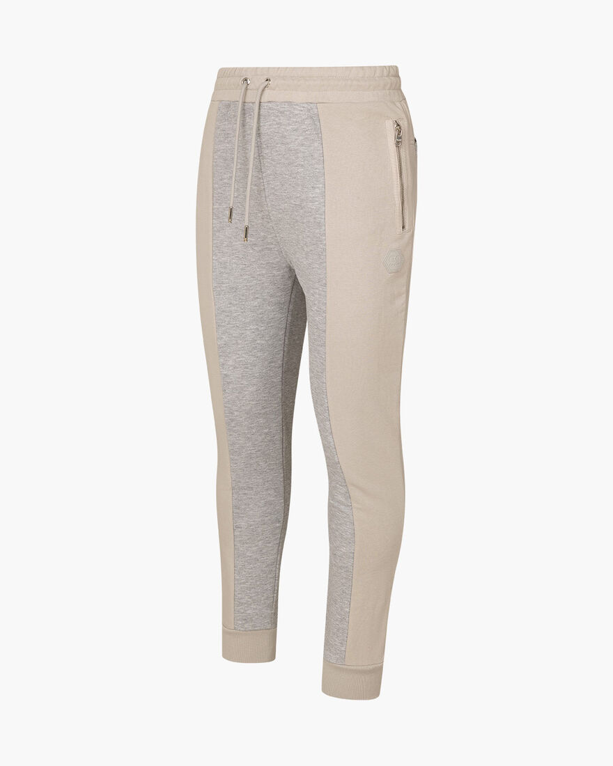 Galanzo FZ Track Pant - 65% Polyester / 35% Cotton, Light Grey, hi-res