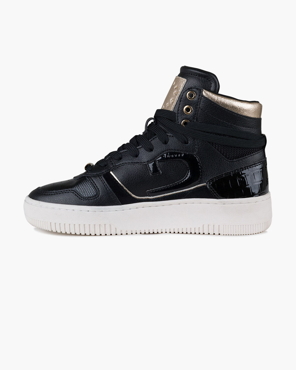 Campo High Lux - Tumbled/Suede/Patent, Black, hi-res