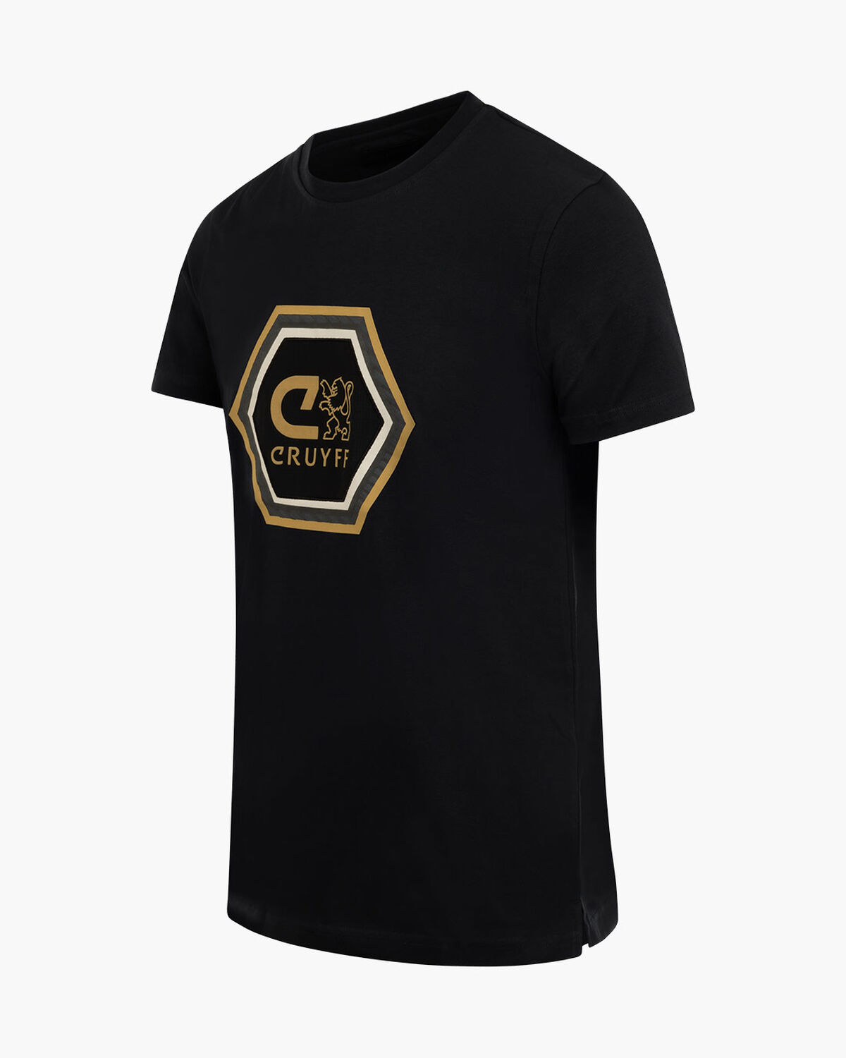 Luciano C-lion Tee, Black/Gold, hi-res