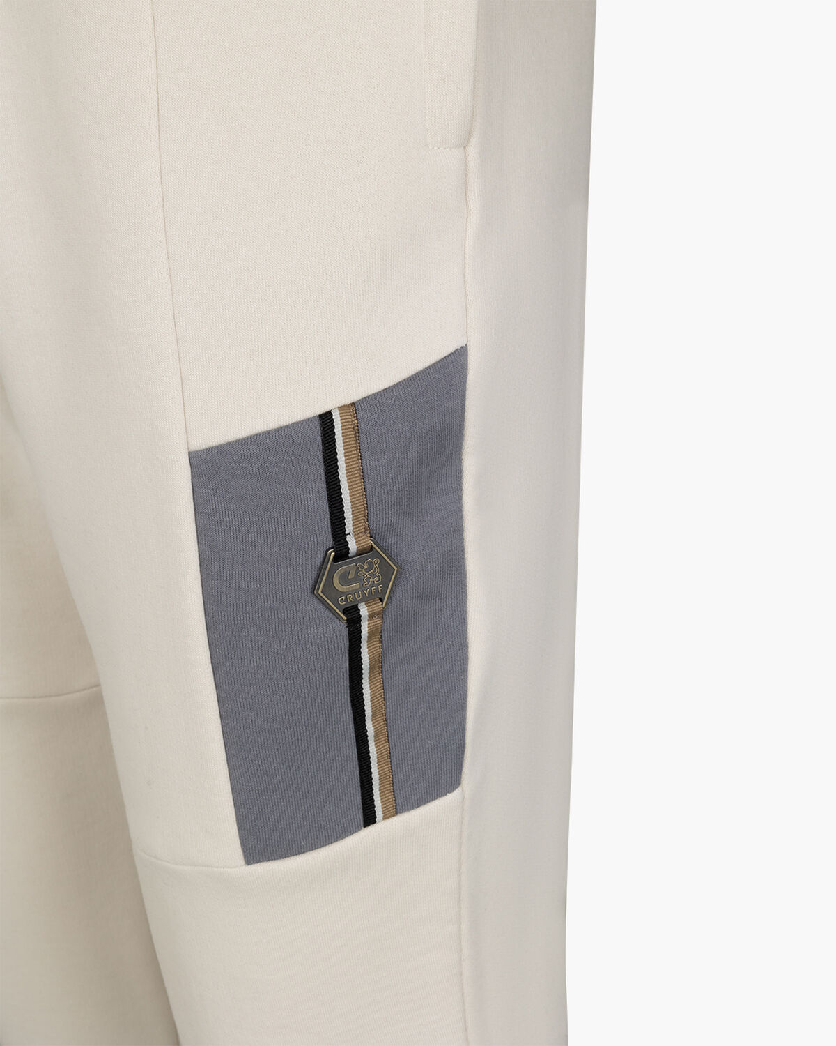 Torch Trackpant, White/Gold, hi-res