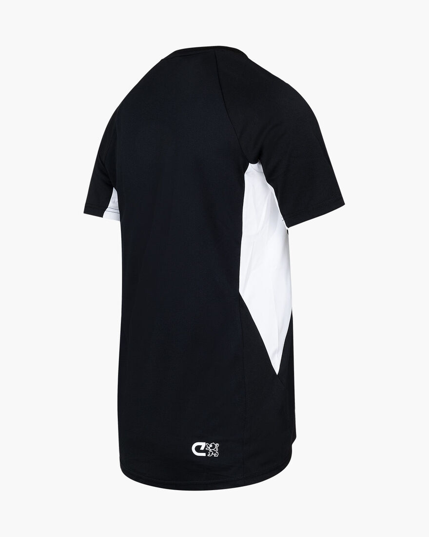 Cruyff Tech Turn Shirt Junior, Black/White, hi-res