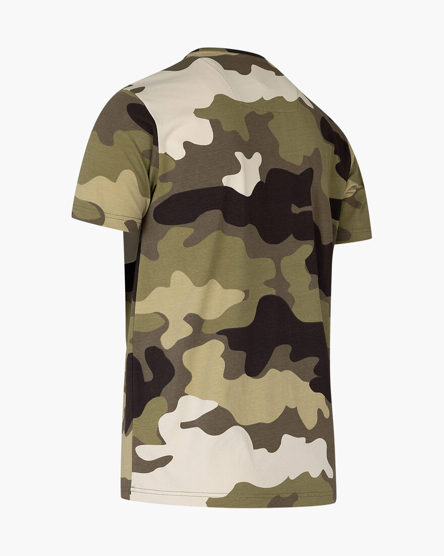 Camo Tee - 95% Cotton / 5% Elastane, Army green, hi-res