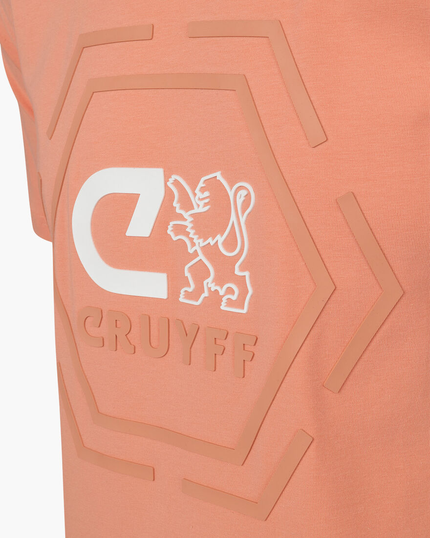 Kane Tee - 95% Co 5%Ea, Coral, hi-res