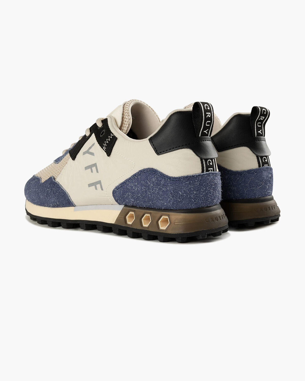 Superbia Hex - Crepe Nylon/Hairy Suede, Crème, hi-res