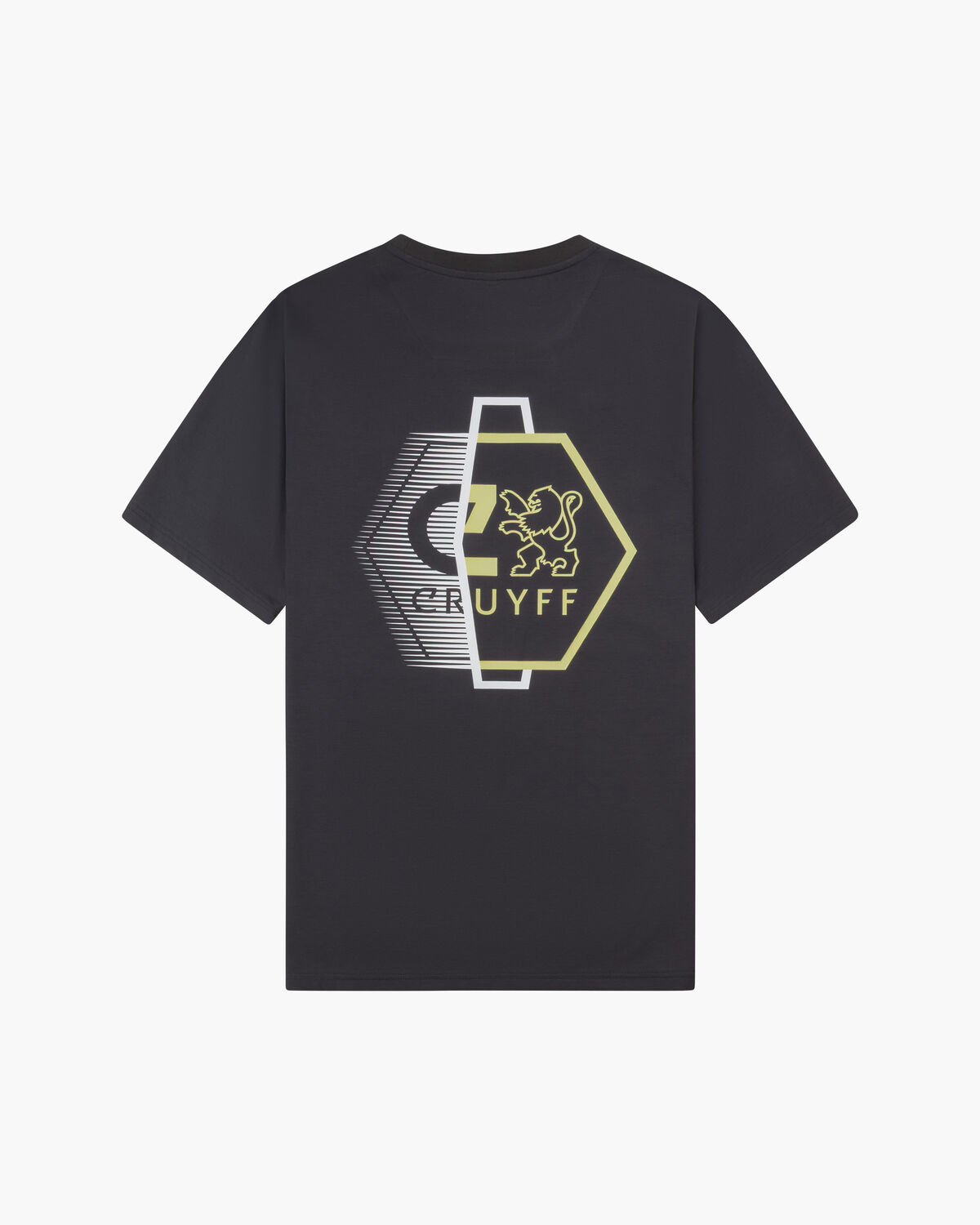 C-Lion Back Graphic Tee, Dark grey, hi-res