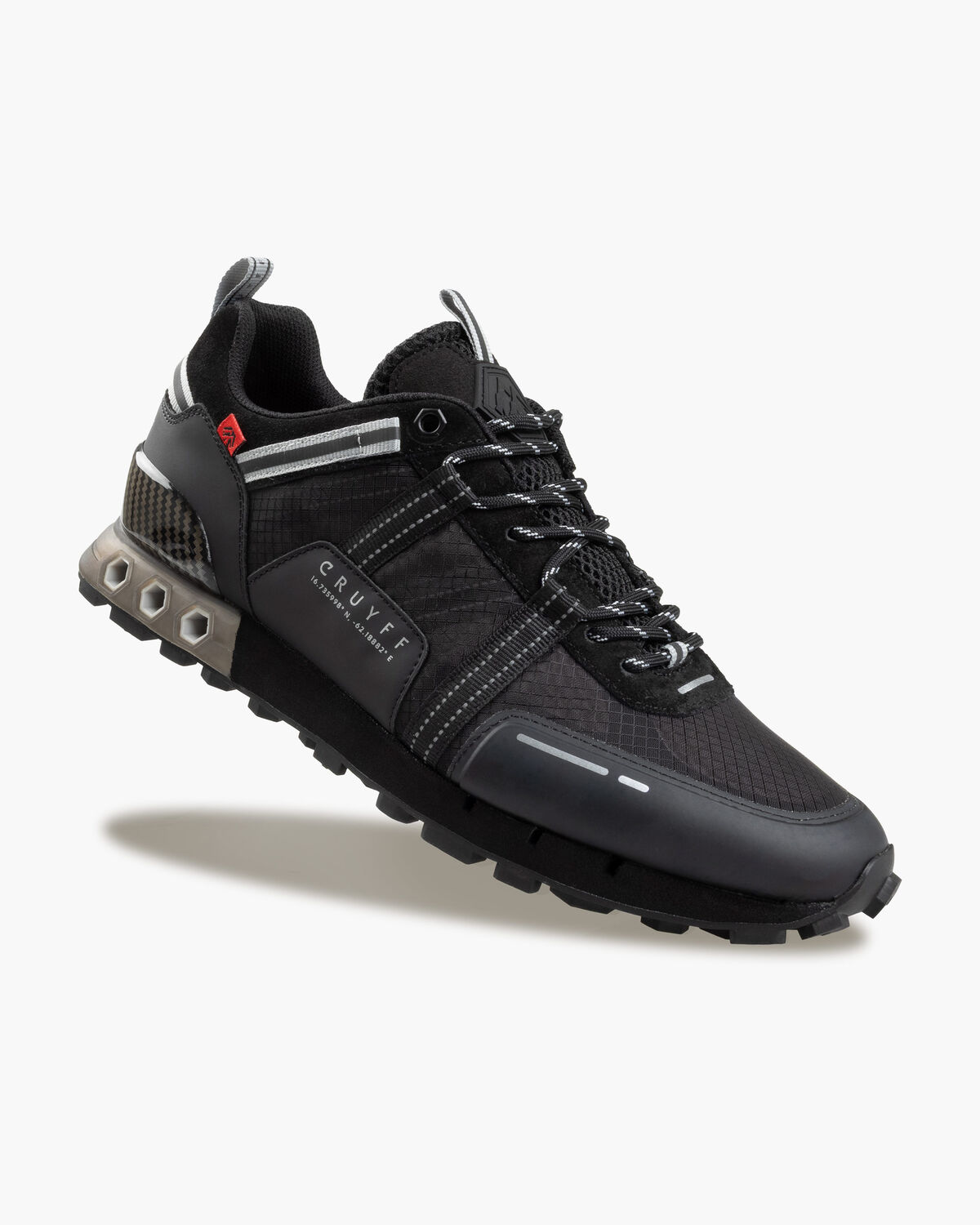 Interlace Hex-Tech // Montserr, Black, hi-res
