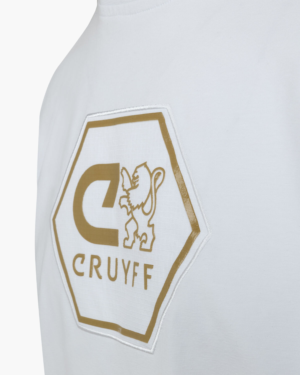 C-Lion Tee, White/Gold, hi-res