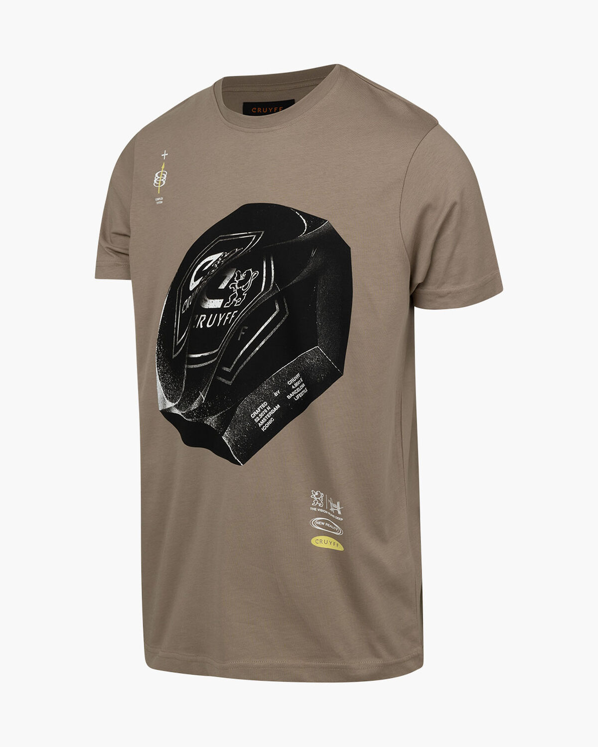 Alex Tee - 100%Cotton, Sand, hi-res