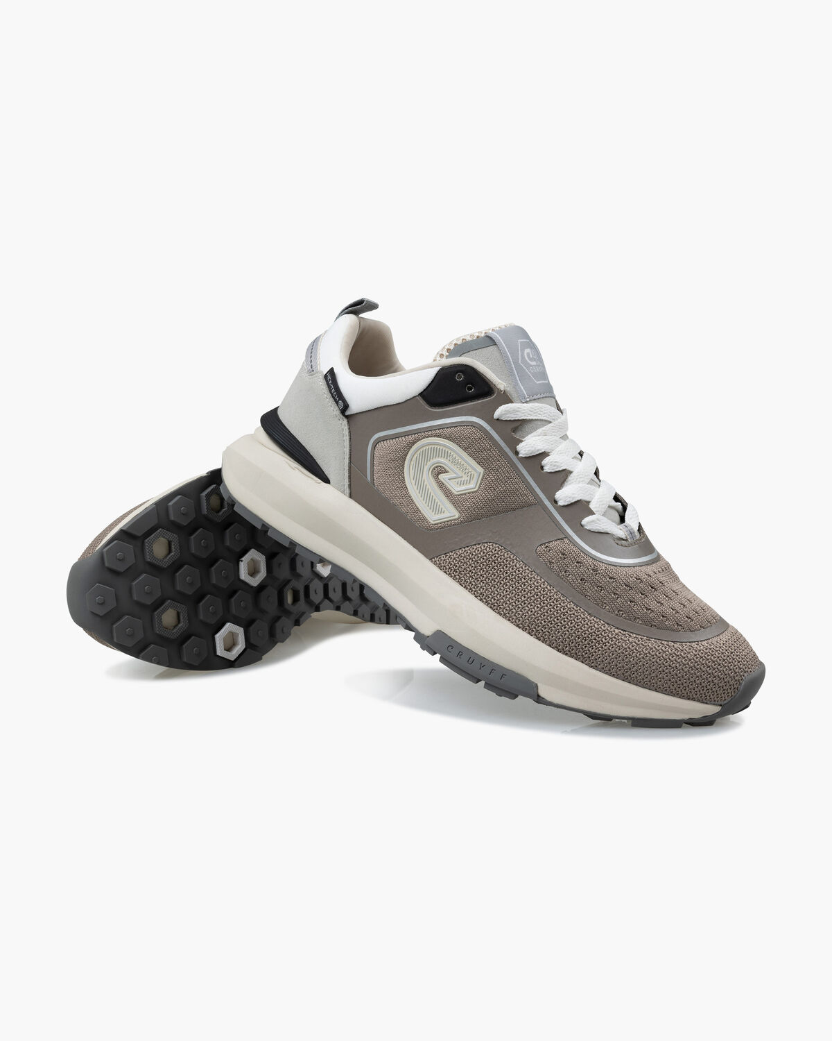 Fuzeknit, Brown/White, hi-res