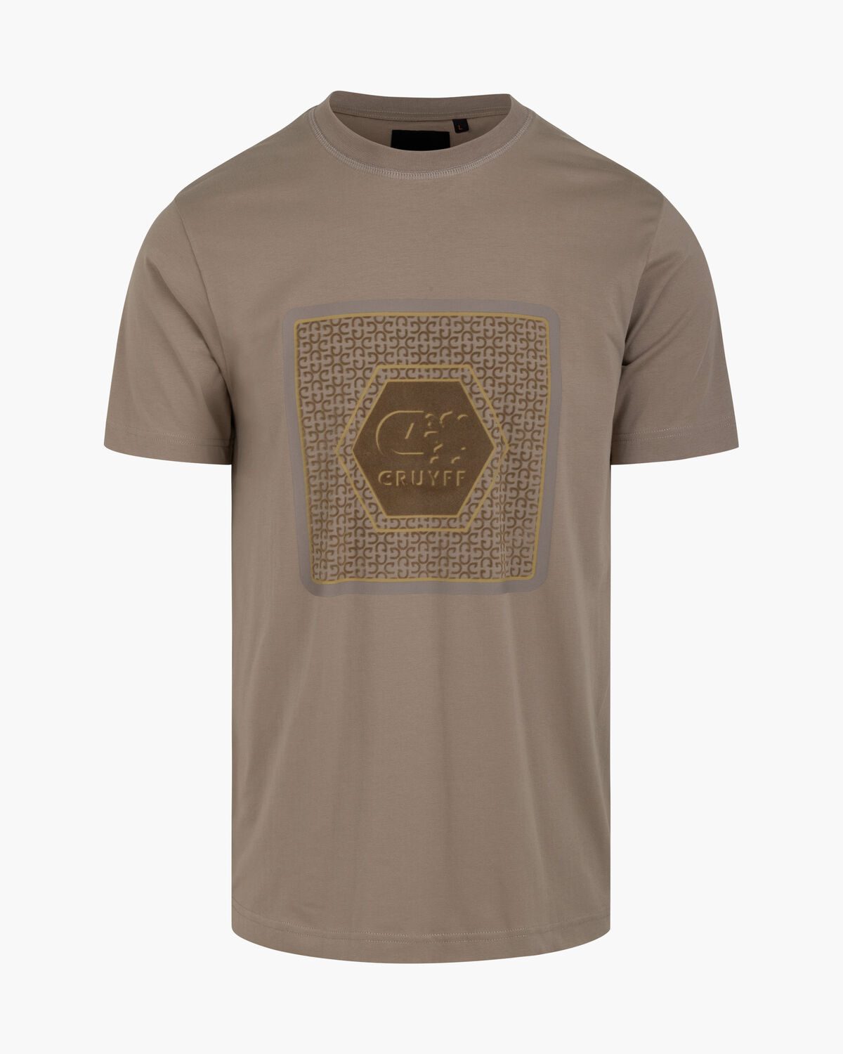 Flock Tee, Sand/Gold, hi-res