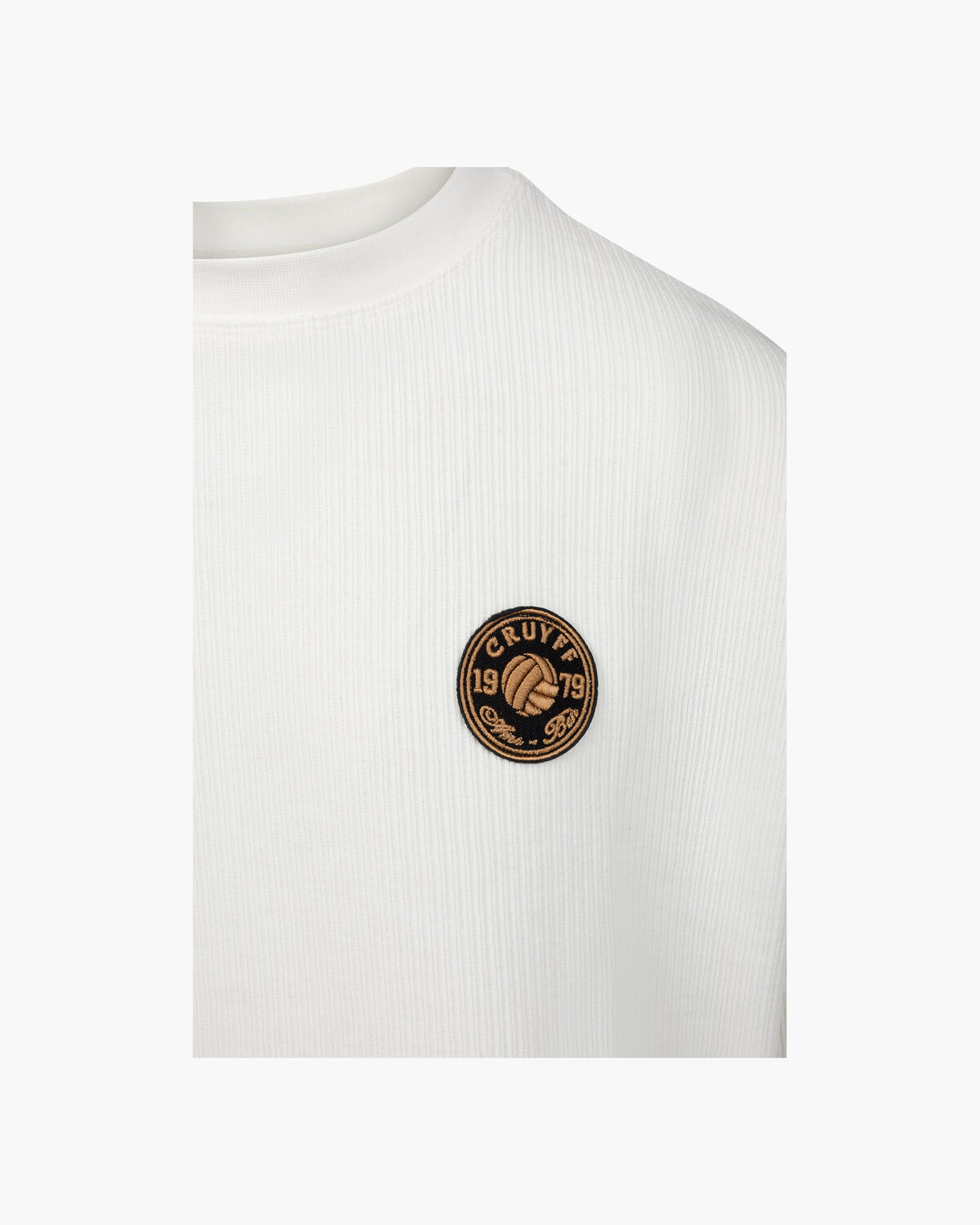 Retro Badge Jumper, White/White, hi-res