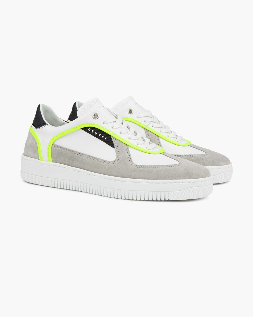 Cristallo - White/Grey - Nappa/Sciarada Suede, White, hi-res
