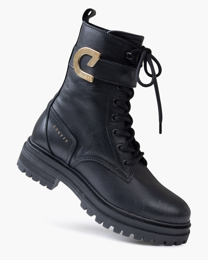 Commando Lace Boot, Black, hi-res