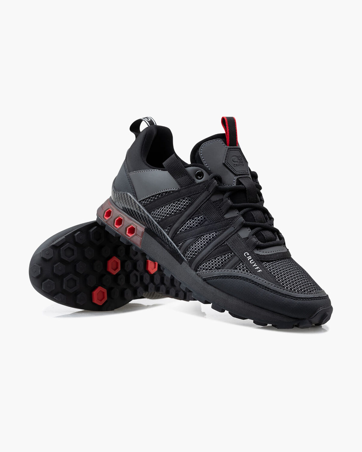 Fearia Hex - Tech, Black/Red, hi-res