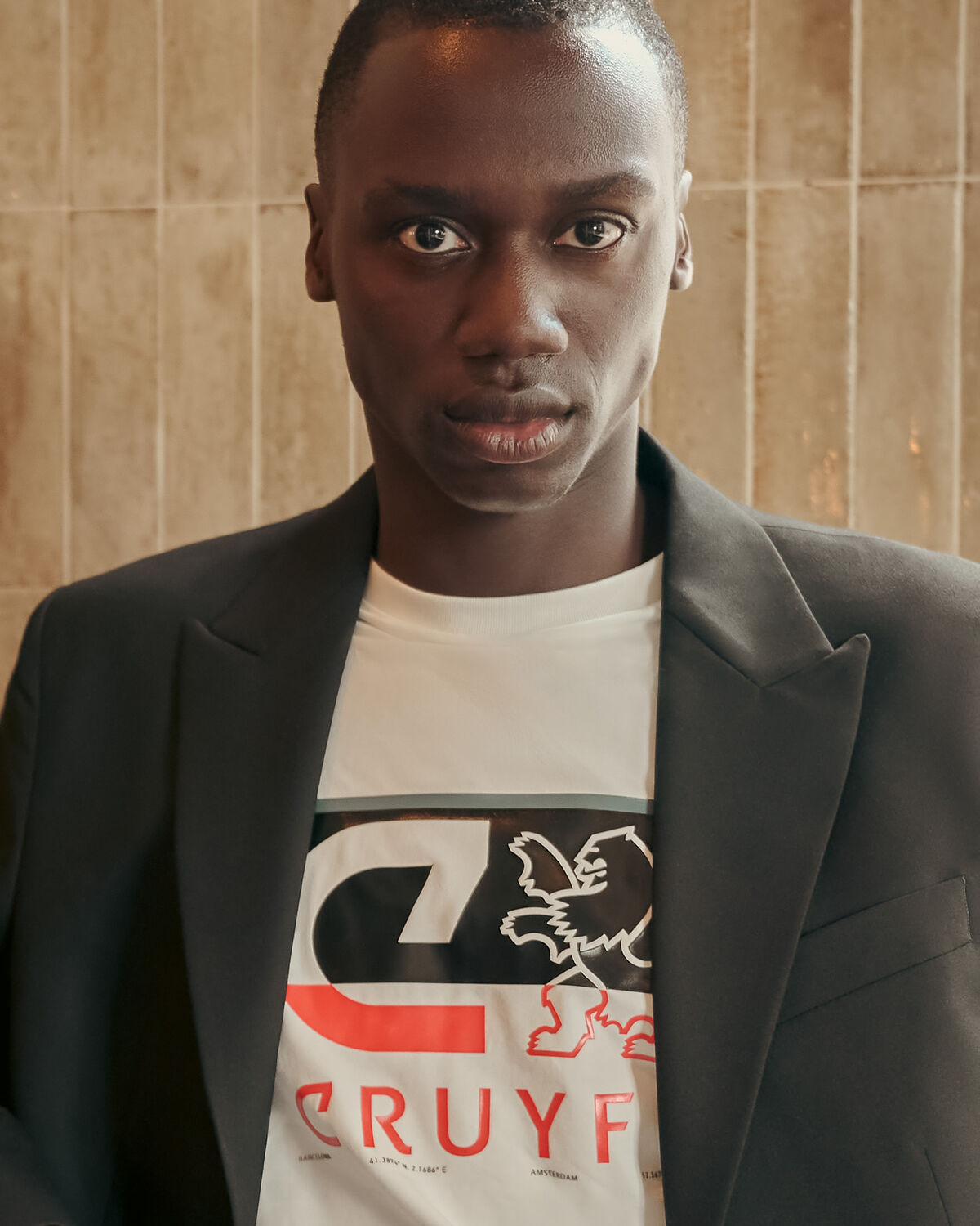 Icon League Stamp Tee, White, hi-res