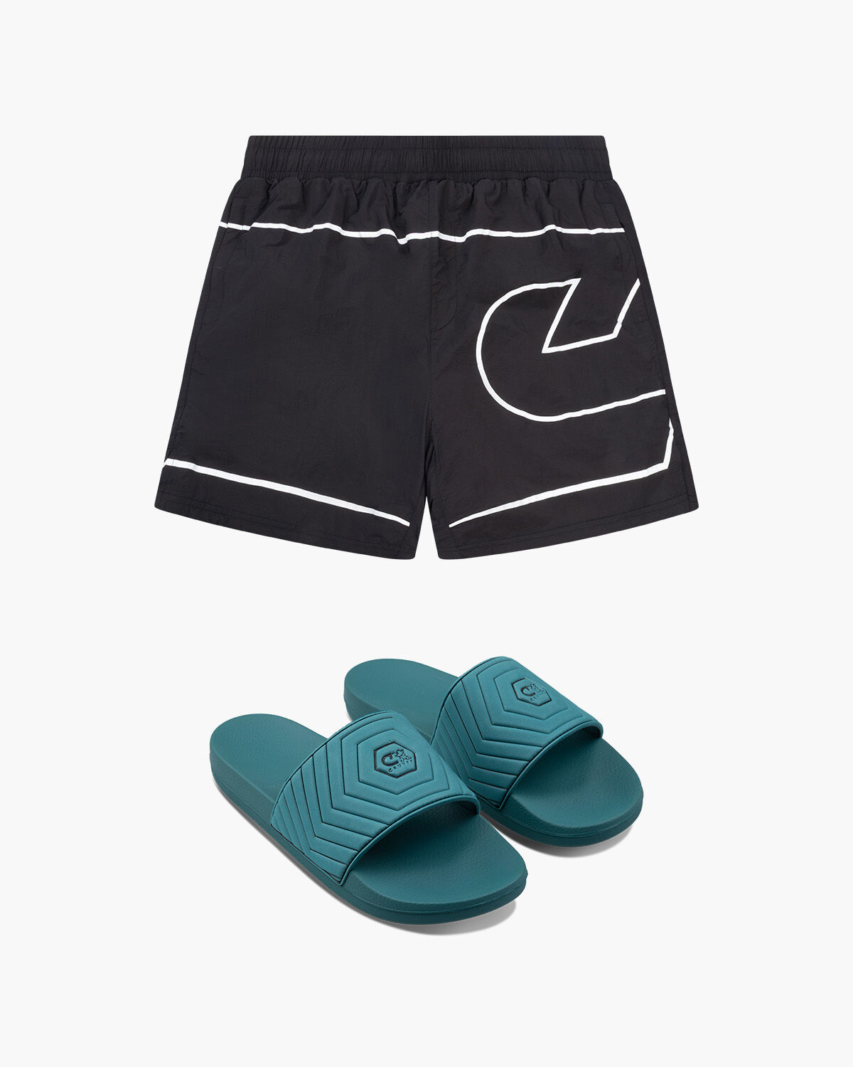 Boxsta Swimshorts & Hex Slide, , hi-res