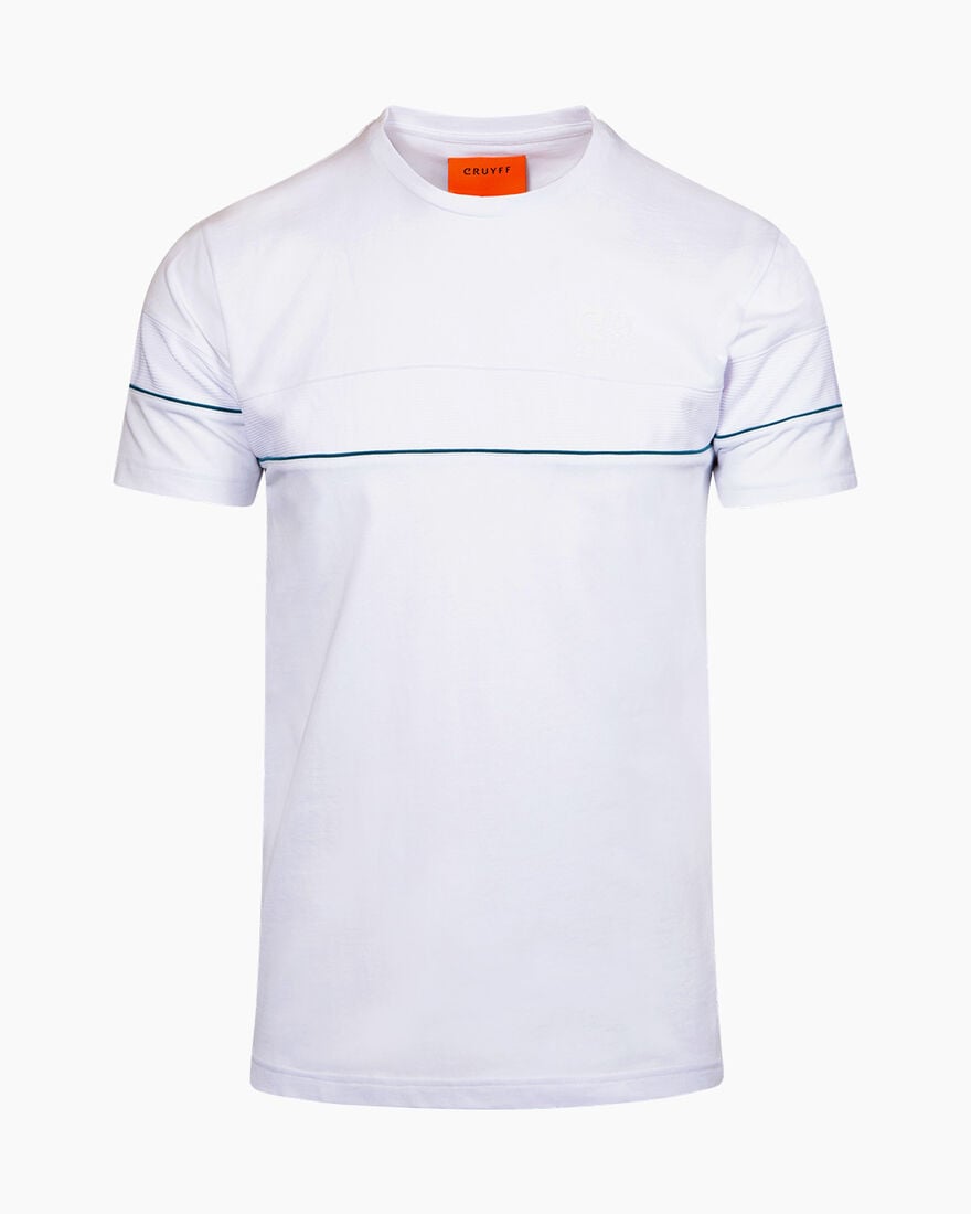 Ferran T-Shirt - Black - 100% Cotton, White, hi-res
