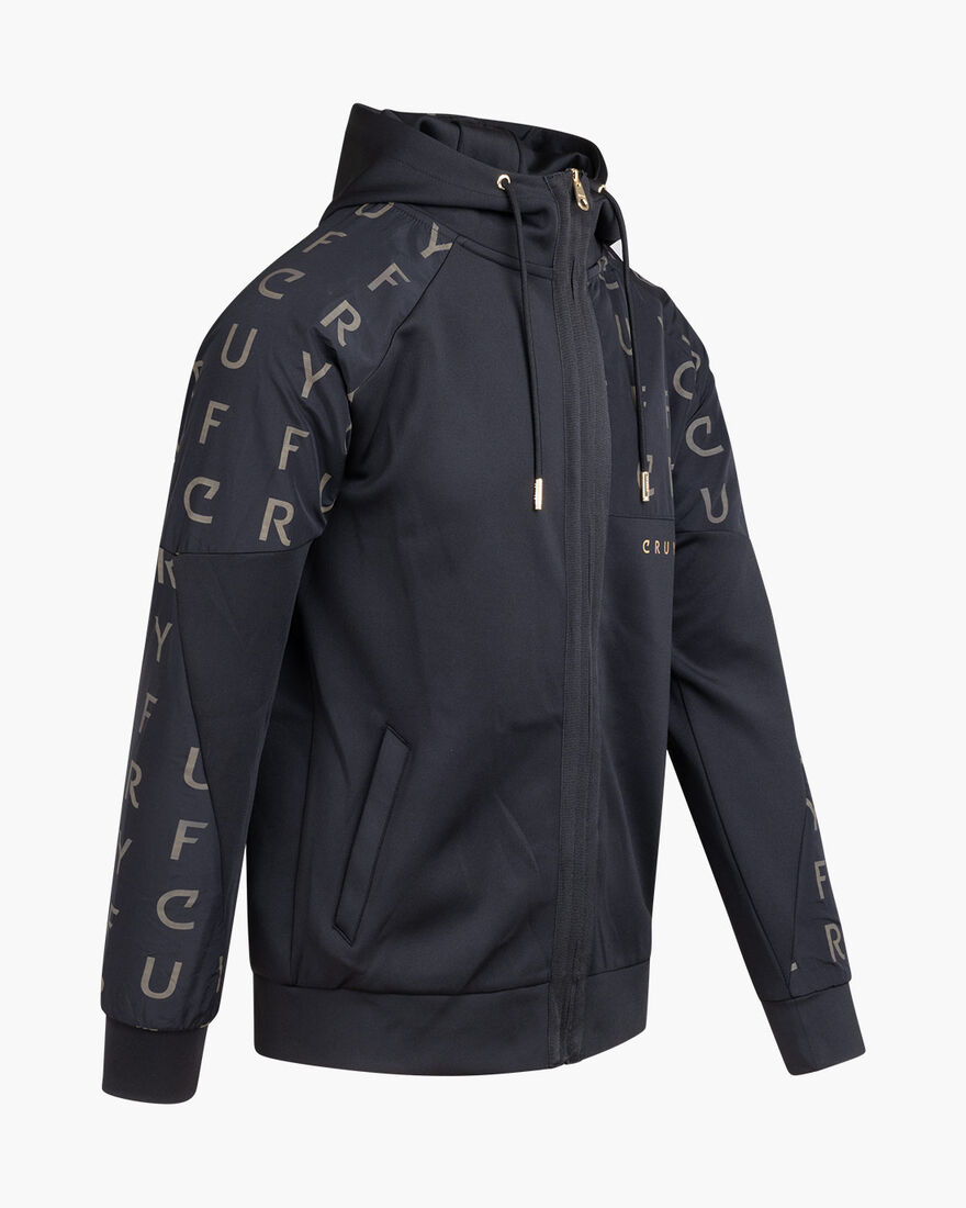 Mathero Track Top, Black/Gold, hi-res
