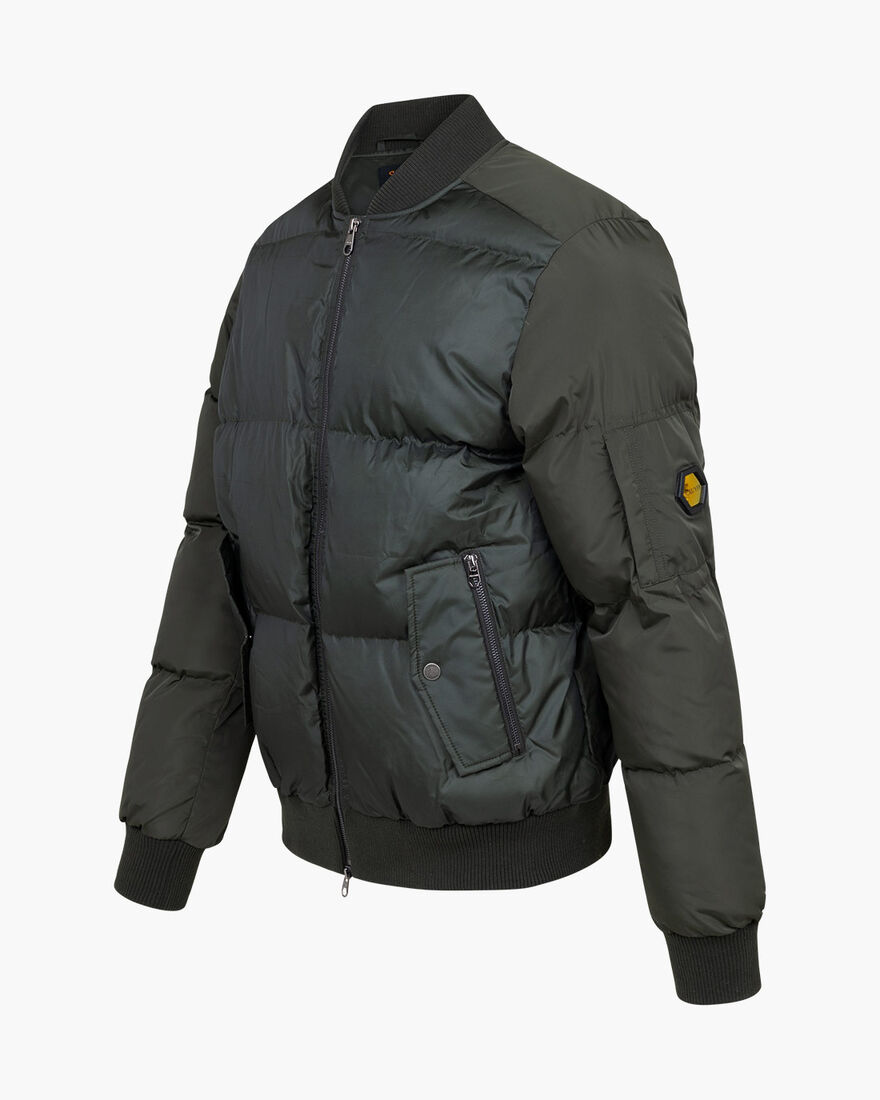Aneto Bomber - Recycled Polyester, Green, hi-res