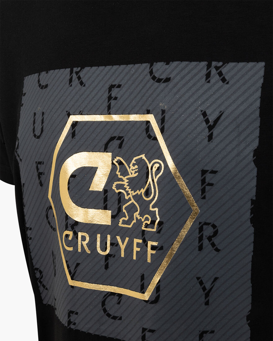 Explore Tee, Black/Gold, hi-res