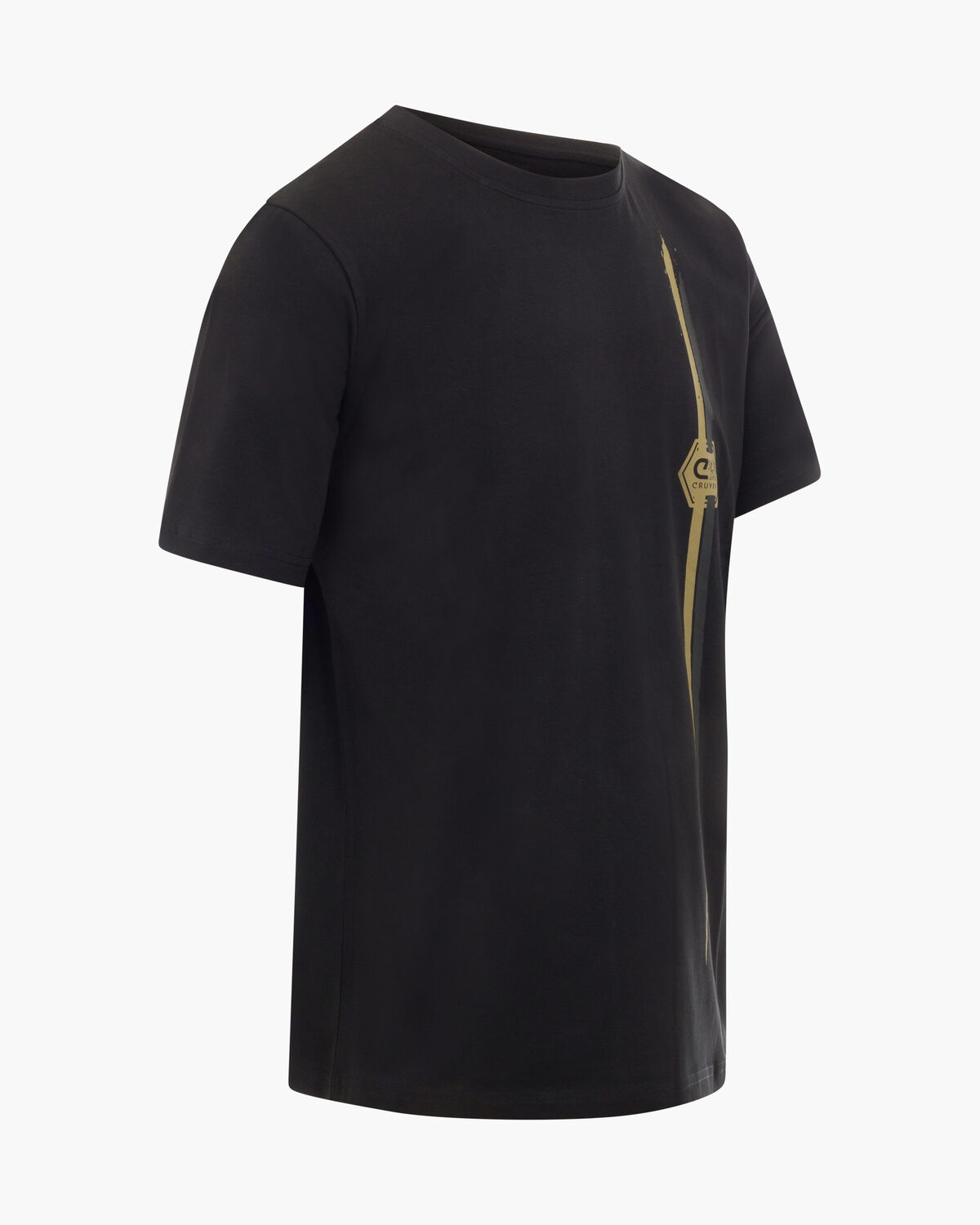 Torch Tee, Black/Gold, hi-res