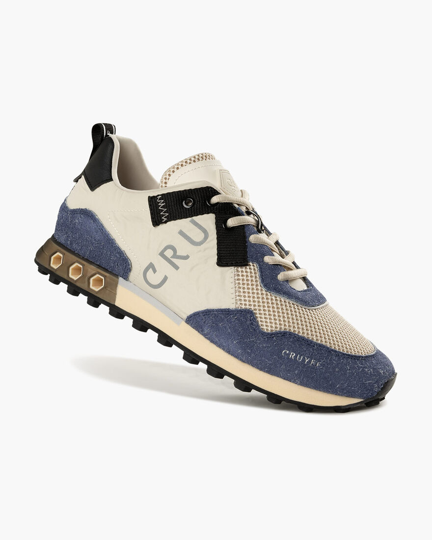 Superbia Hex - Crepe Nylon/Hairy Suede, Crème, hi-res