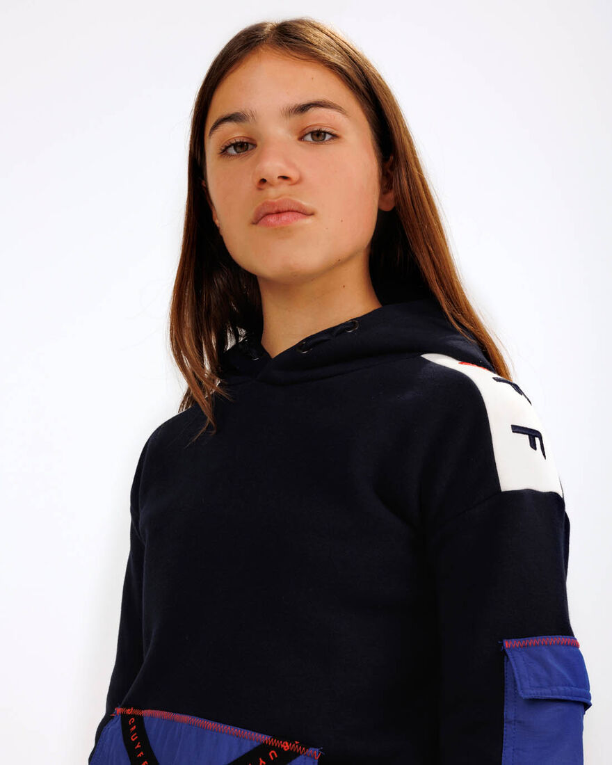 Clipper Hoodie, Navy, hi-res