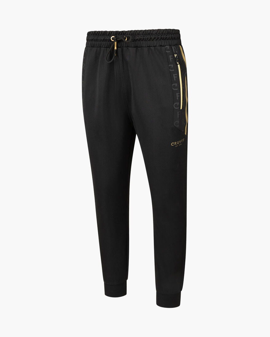 Gregory Track Pants - 65% Polyester 35 % Cotton, Black, hi-res