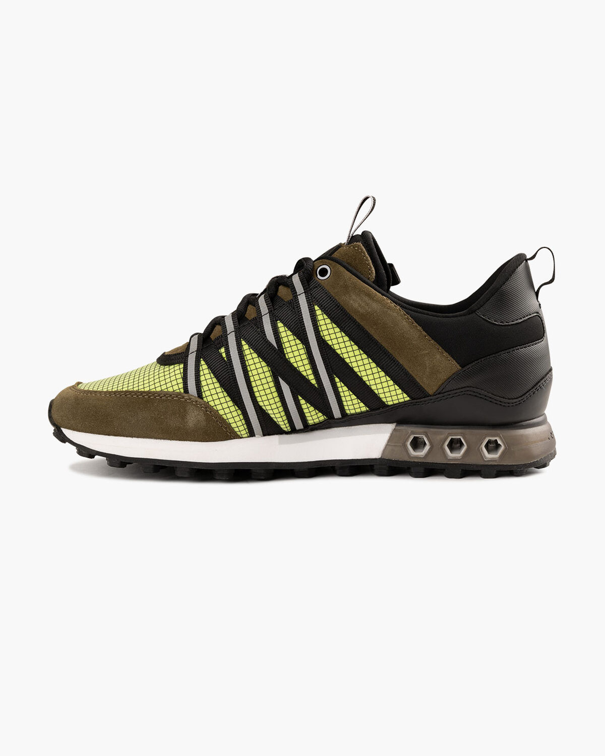 Fearia Hex - Grid Ripstop/Suede, Green/Orange, hi-res