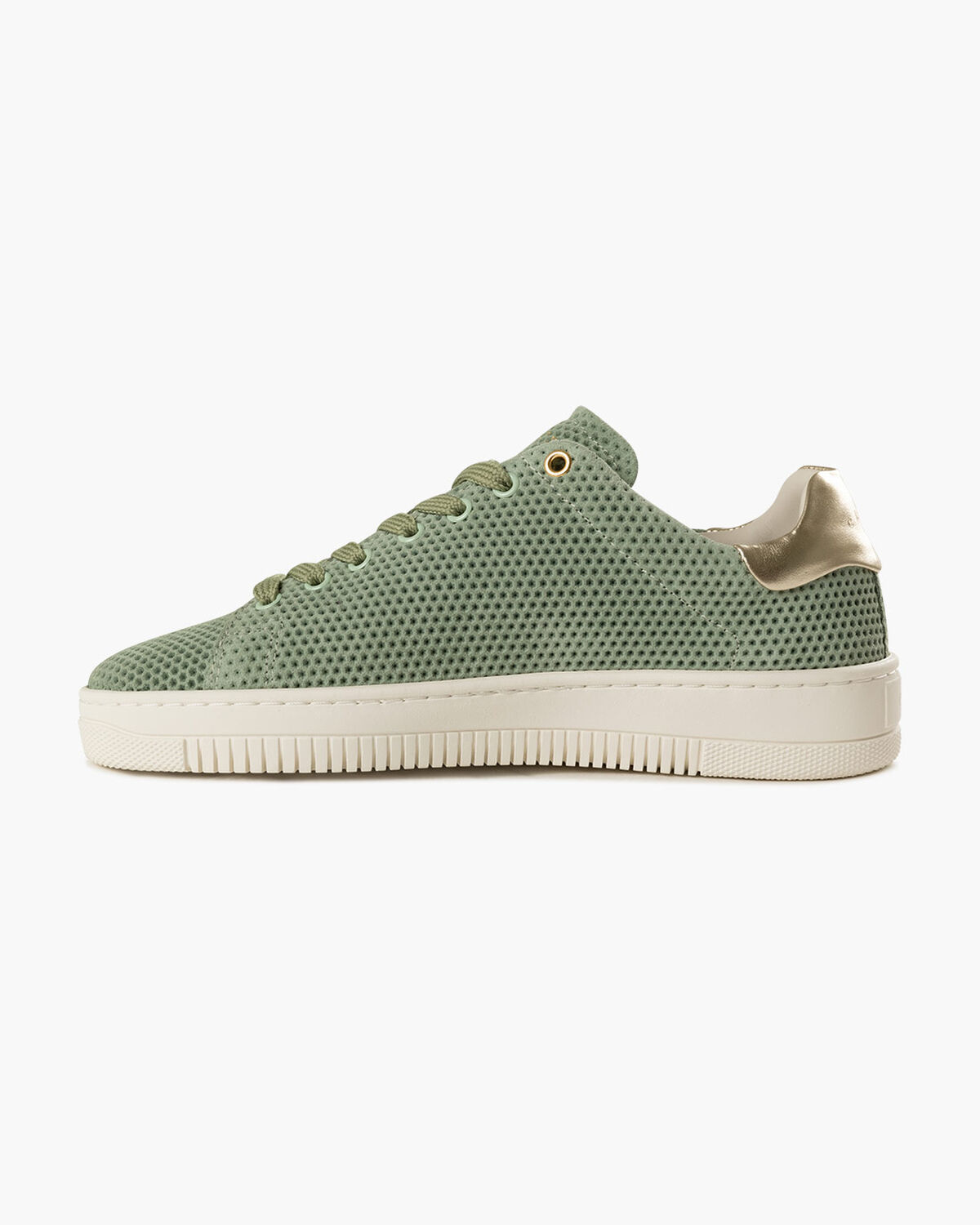 Joan - Debossed Suede/Metallic Leather, Green, hi-res