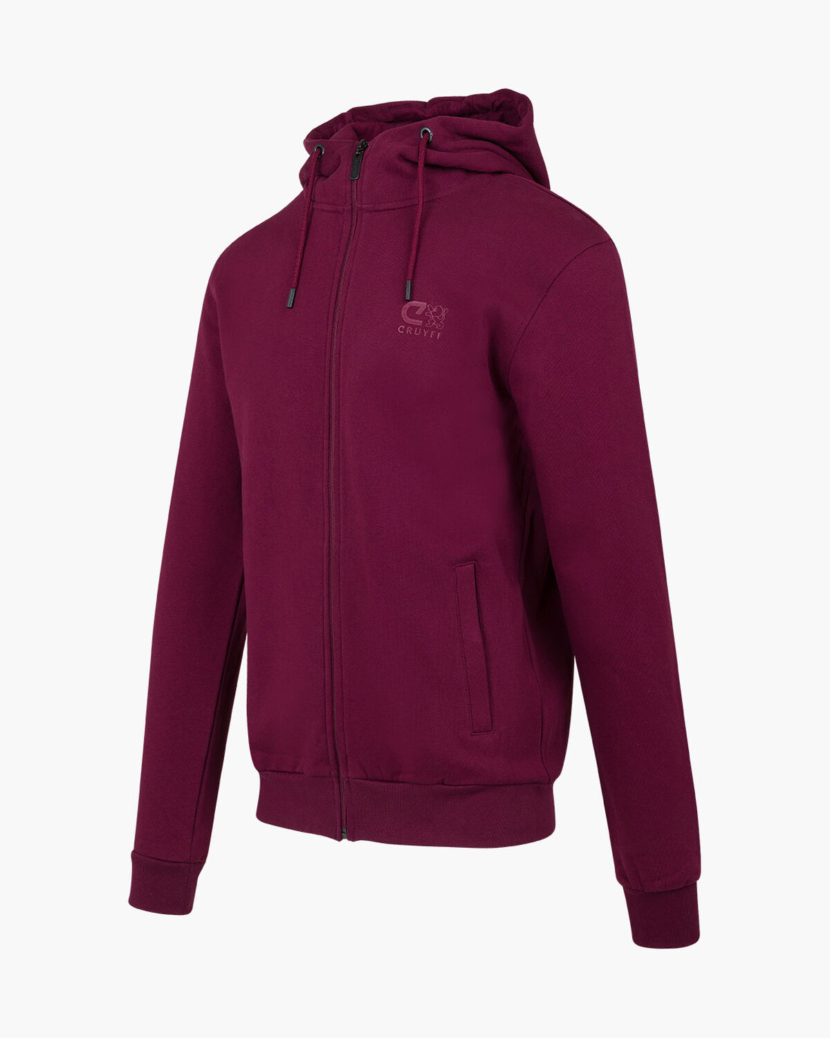 Hernandez Zip Thru Hood, Bordeaux, hi-res