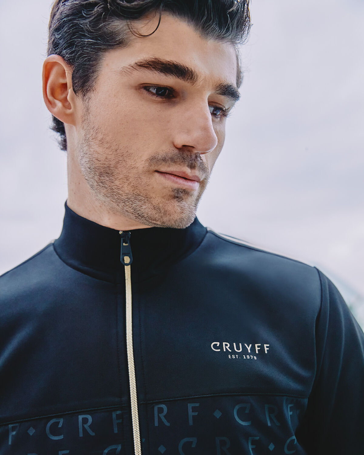 Gregory Track Top - 65% Polyester 35 % Cotton, Black, hi-res