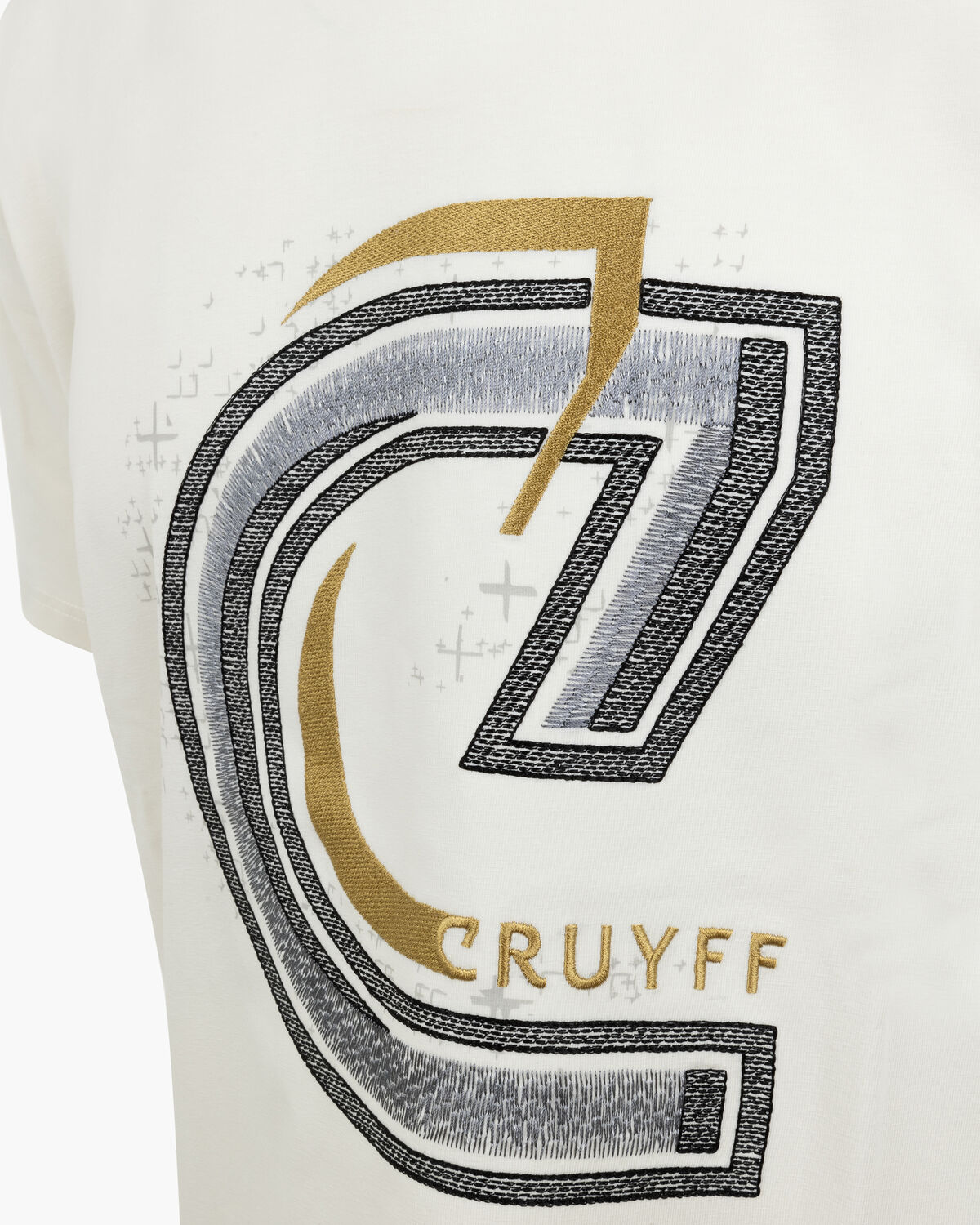 C-Logo Embro Tee, Off white, hi-res